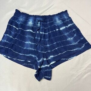 NWT Aeropostale‎ Tie Dye Flowy Lounge Shorts Elastic Waistband Drawstring Medium